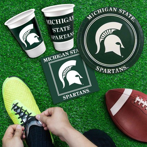 Nebraska Cornhuskers Party Supplies 48 Piece Officially Licensed University Set: 16 oz. Plastic Beverage Cups, 9" Paper Plates, Luncheon Napkins, Complete Party Supplies for 16 Guests by Westrick