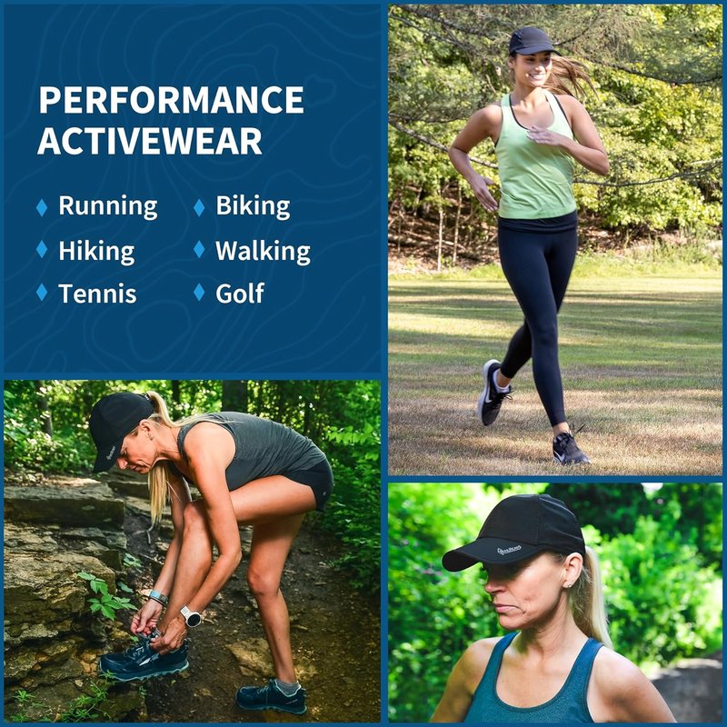 UV Protection Running Hats for Women - 50+ UPF Summer Baseball Cap | Ideal for Tennis, Golf, Gym & Workouts