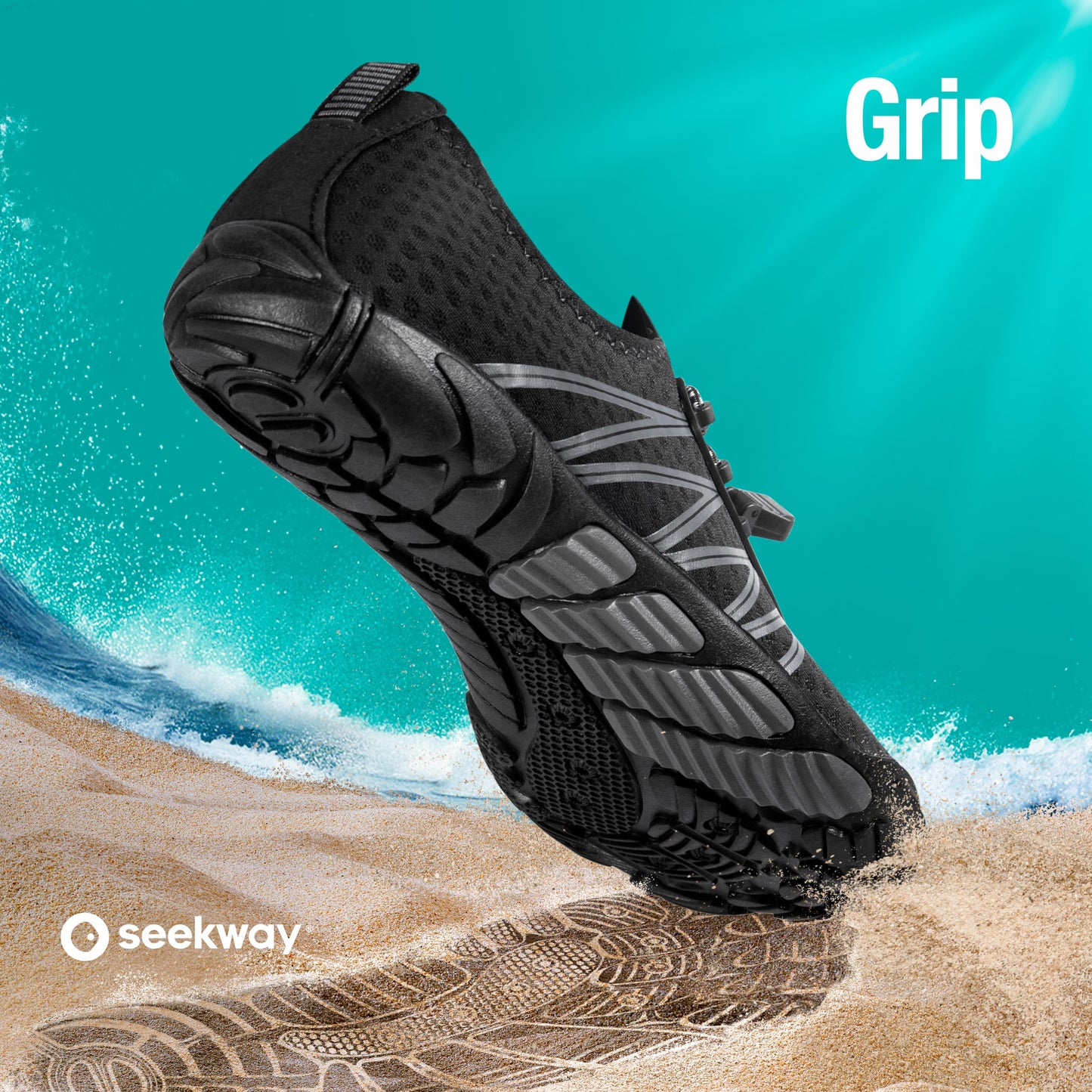 SEEKWAY Water Shoes Men Women Adult Quick-Dry Aqua Sock Barefoot for Beach Swim River Pool Lake Hiking Kayaking Surfing
