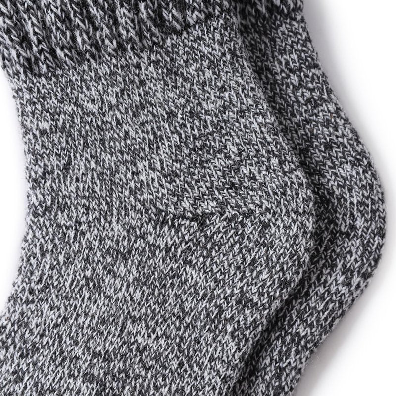 Tough Land Merino Wool Socks for Women 3 Pairs - Thick Cozy Crew Thermal Boot Socks for Hiking,Cabin Work,Gift,Winter