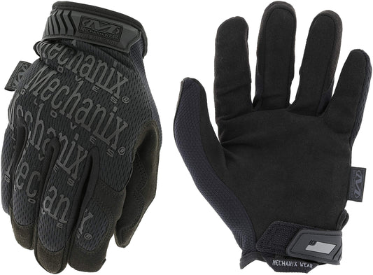 Mechanix Wear: The Original Covert Tactical Work Gloves with Secure Fit, Flexible Grip for Multi-Purpose Use, Durable Touchscreen Safety Gloves for Men (Black, Large)