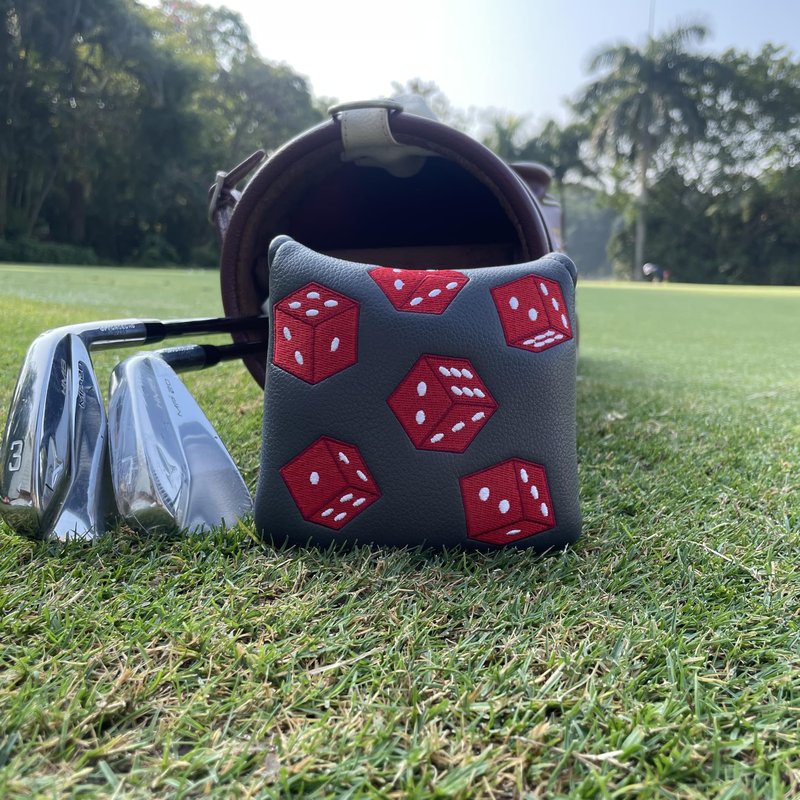 Studio Crafted Las Vegas Golf Square Mallet Putter Cover Magnetic Closure Golf Putter Headcover