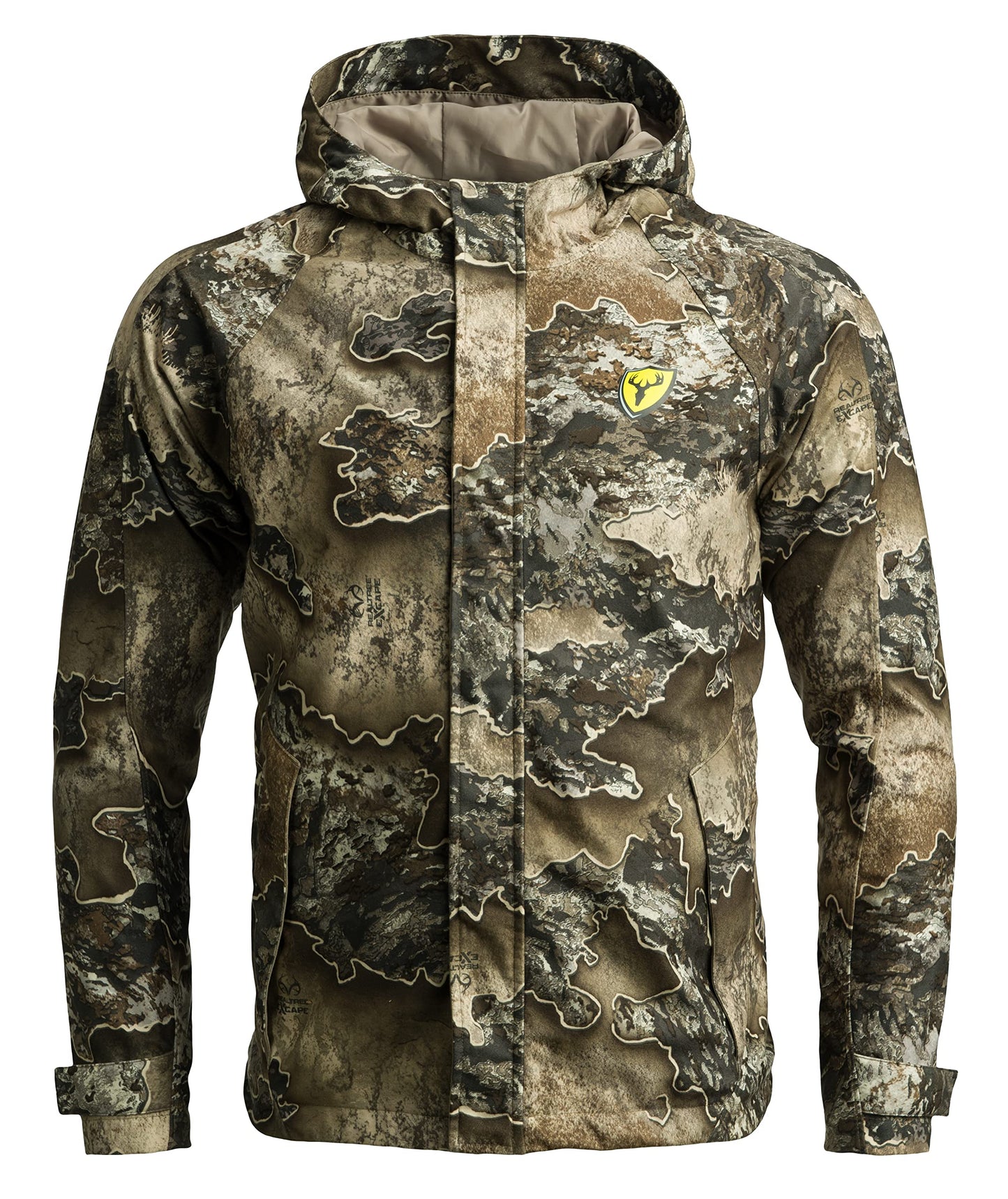 SCENTBLOCKER Men's Lightweight Waterproof Breathable Camo Rain Jacket