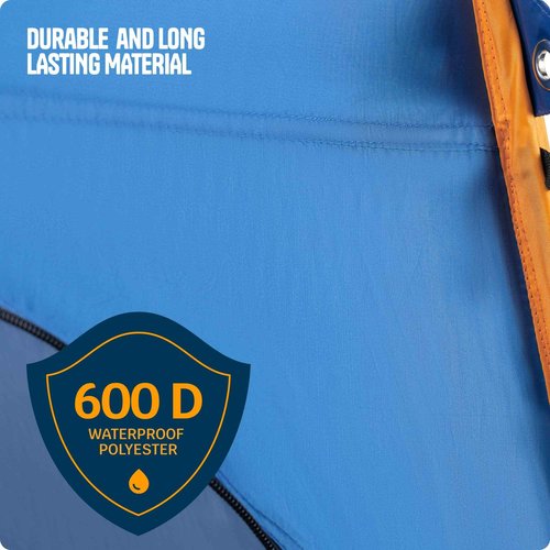 Alpcour Portable Pop Up Tent – Privacy Tent for Portable Toilet, Shower and Changing Room for Camping and Outdoors – Spacious, Extra Tall and Waterproof with Utility Accessories - Sturdy and Easy Fold