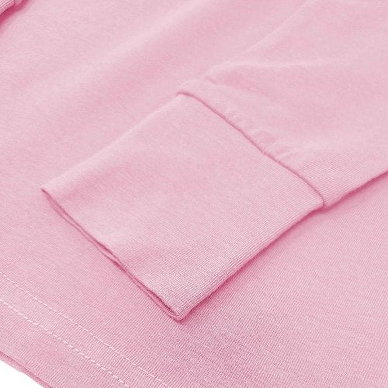Girls Long Sleeve Performance Tops | All Season Natural Cotton Stretch Color Shirts | Multi Packs Colors