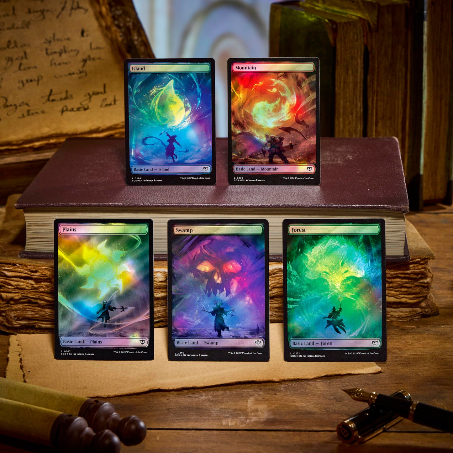 Magic: The Gathering Secrets of Strixhaven - Bundle (9 Play Boosters, 30 Lands, 1 Alt-Art Card + Exclusive Accessories)