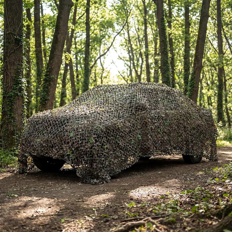 Camo Netting Roll for Hunting | Military-Grade Sunshade Material - 5' x 10'