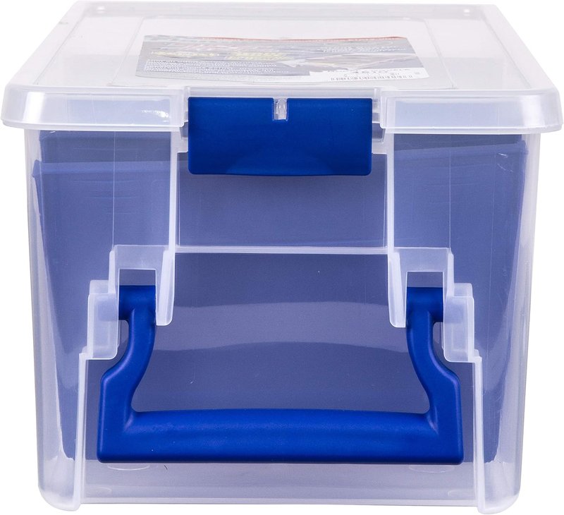 Flambeau Outdoors Fishing Organizer - Clear Soft Lure Storage with Anti-Rust Dividers | Pack of 4