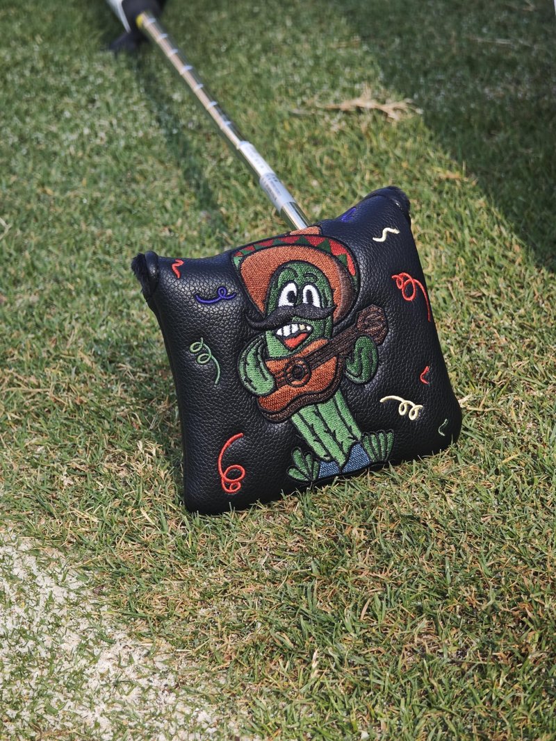 Studio Crafted Cinco De Mayo Sombrero Golf Square Mallet Putter Headcover Magnetic Closure Golf Putter Cover
