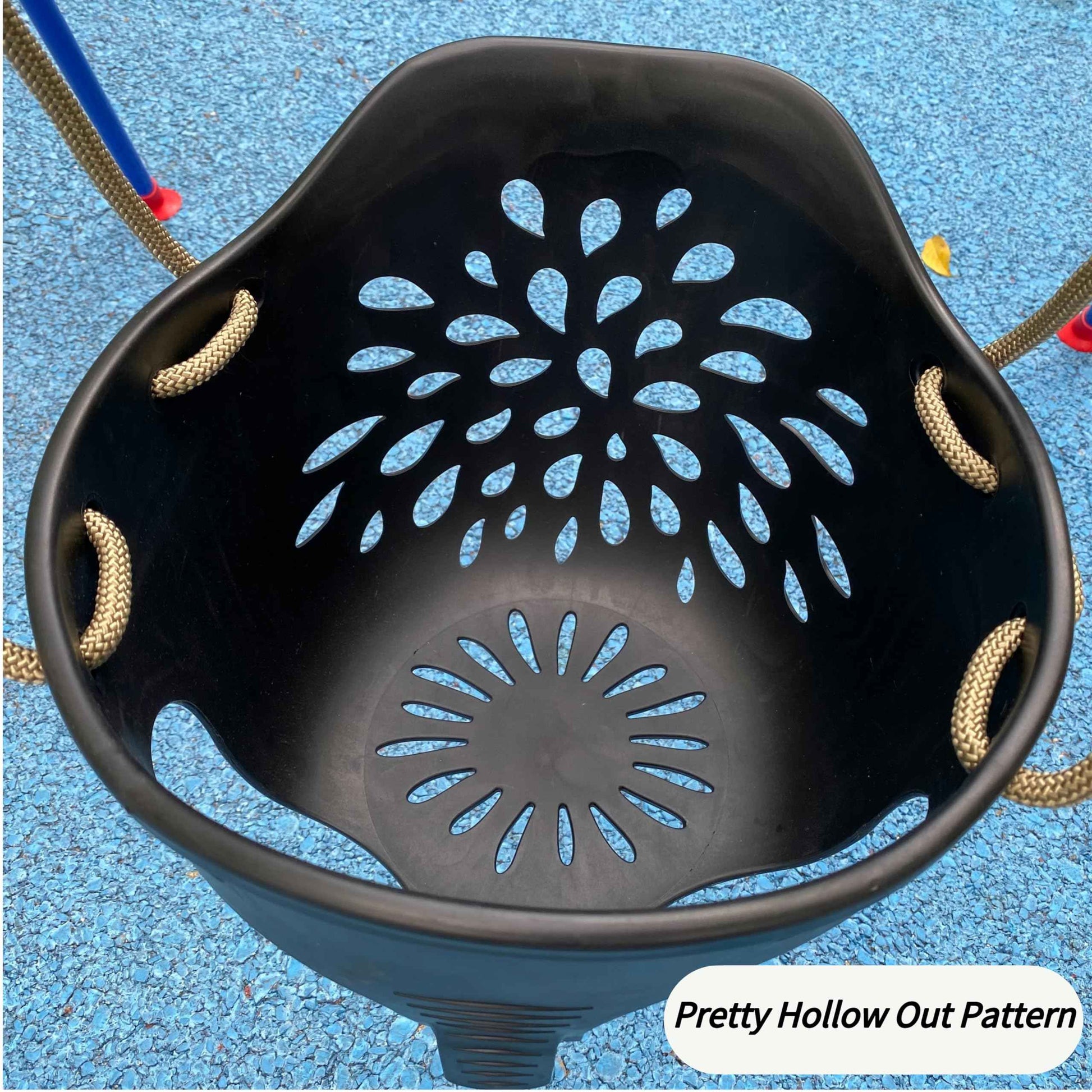 SELEWARE Toddler Swing Set Accessories High Back Full Bucket Swing Seats w/Adjustable Rope and 4 Locking Carabiners, Cute Elephant Shape Design 600LB Capacity (2 Pack)