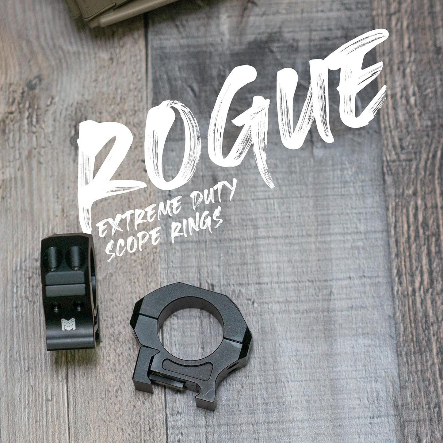 Monstrum Rogue Scope Rings - Durable Aluminum Mounting for Precision Optics