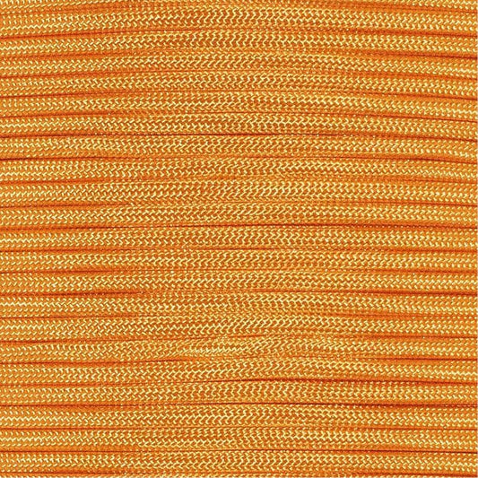 550lb Paracord - Solid Color Type III Nylon Cord for Indoor & Outdoor Use | Goldenrod (100 ft)