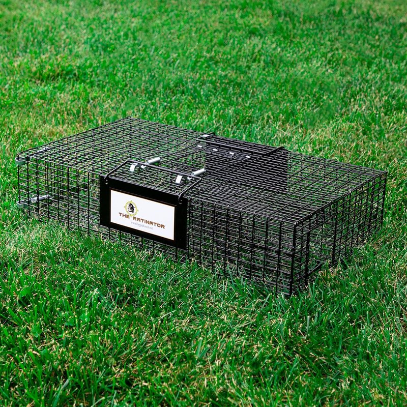 Rugged Ranch Live Rat and Mouse Trap Cage - Humane Multi-Catch Rodent Control | Large Metal Wire Design for Indoor/Outdoor Use