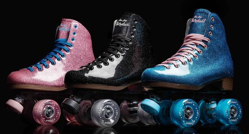 Sure-Grip Stardust Glitter Roller Skate Mens 7 / Ladies 8