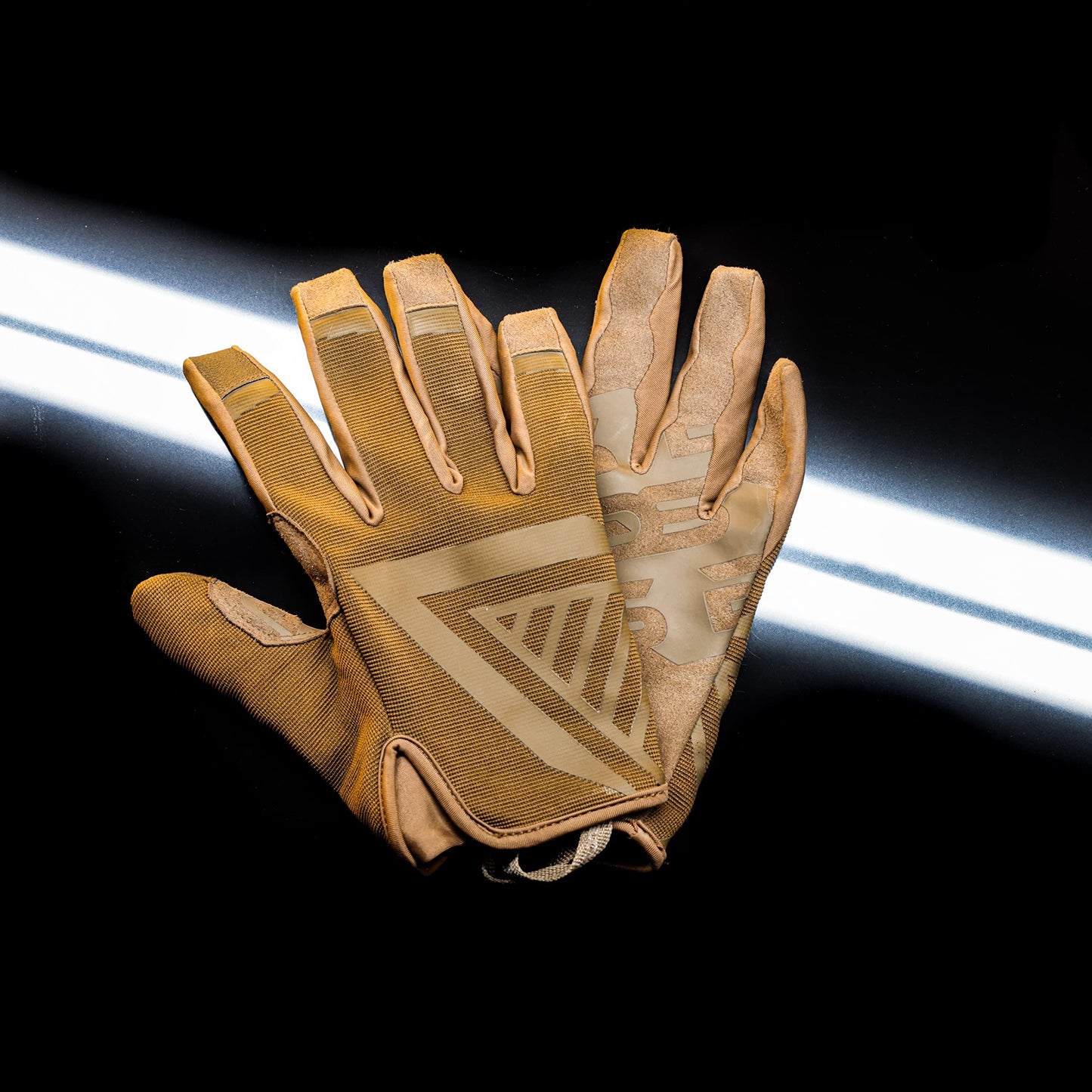 Glove Station Suede Leather Protective Gloves for Men with Touchscreen - Motorcycle Riding Gloves for Airsoft, Paintball & Outdoor Work - Tan, XL