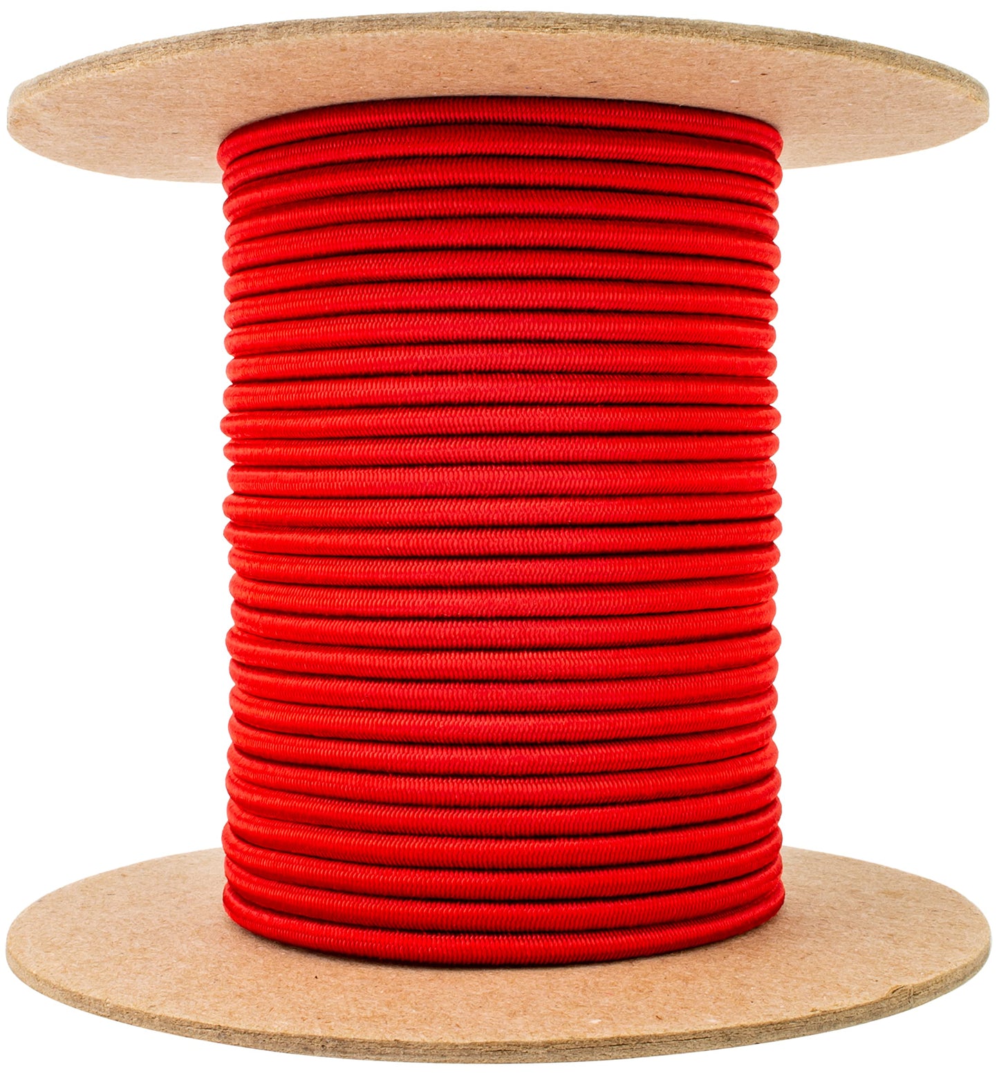 TOUGH-GRID Shock Cord - Stretchable! Great for Emergency Supply, Hiking, and Crafts - 100% Nylon Sheath (Red - 100Ft., 1/8" Diameter)