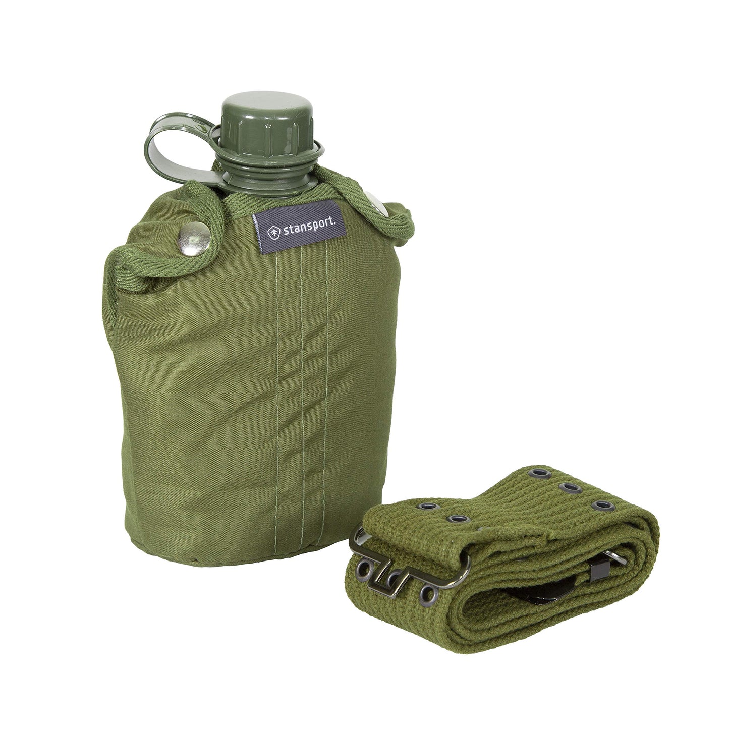 Stansport G.I. Style Canteen, Cover & Belt (336)