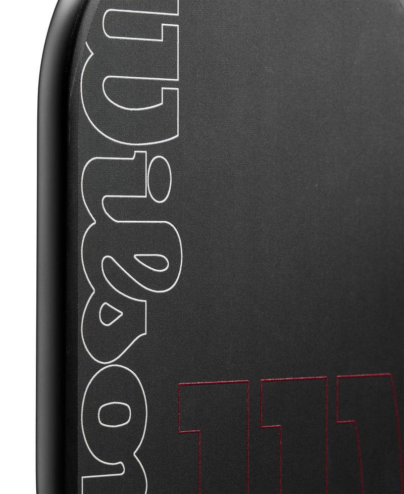 Wilson Blaze Edgeless 13 Pickleball Paddle - Black/Red, Grip Size 2-4 1/4"