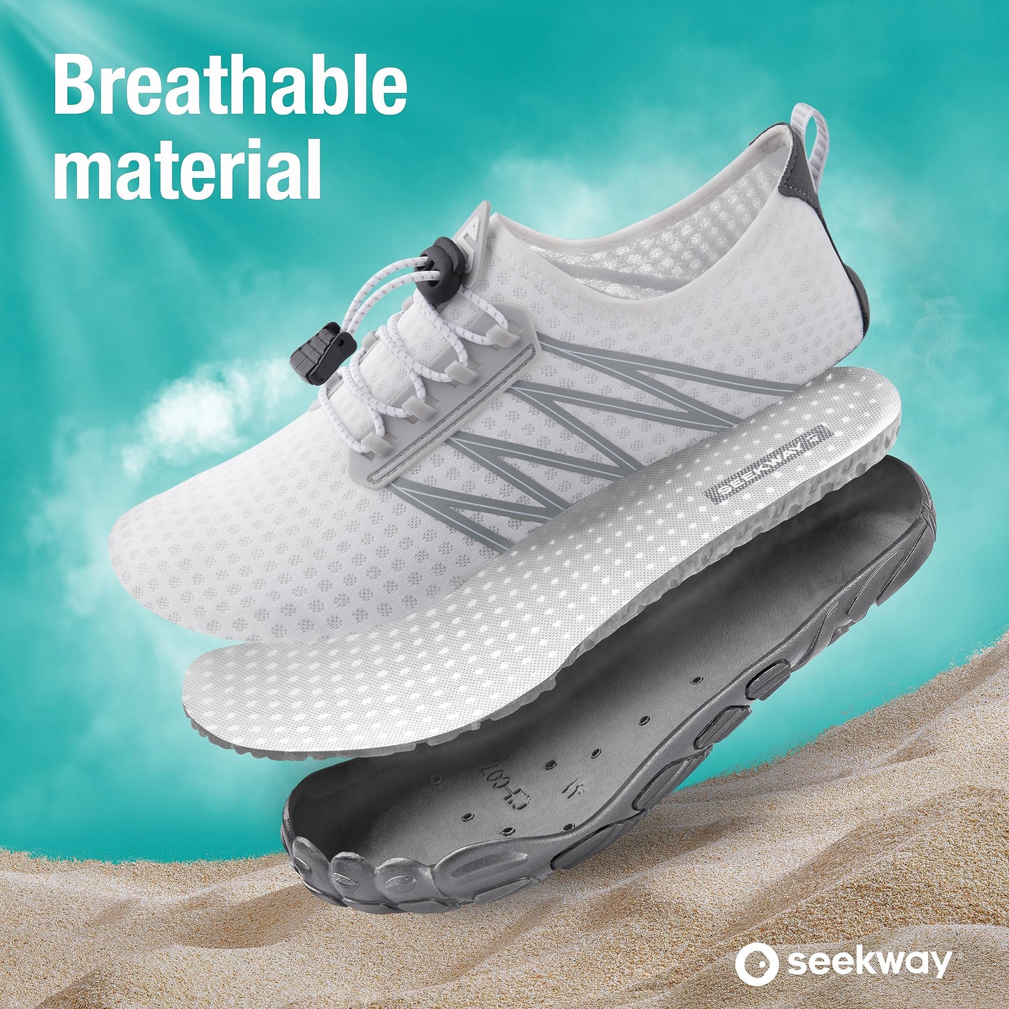 SEEKWAY Water Shoes Men Women Adult Quick-Dry Aqua Sock Barefoot for Beach Swim River Pool Lake Hiking Kayaking Surfing