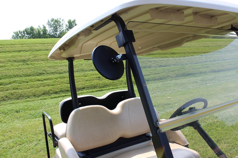 Pair of 6" Spot Mirrors for Golf Carts Such as Ez Go, Club Car, Yamaha