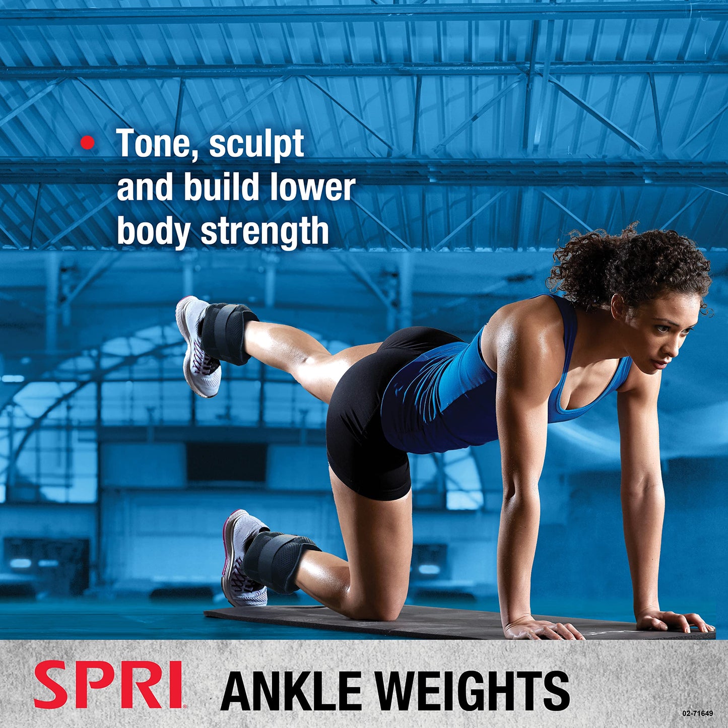 SPRI Adjustable Ankle Weights - Walking Weights for Strength Training Exercises, Resistance Endurance Workouts, General Fitness - For Strengthening & Toning Lower Body - 10lb Set (5lb Each)