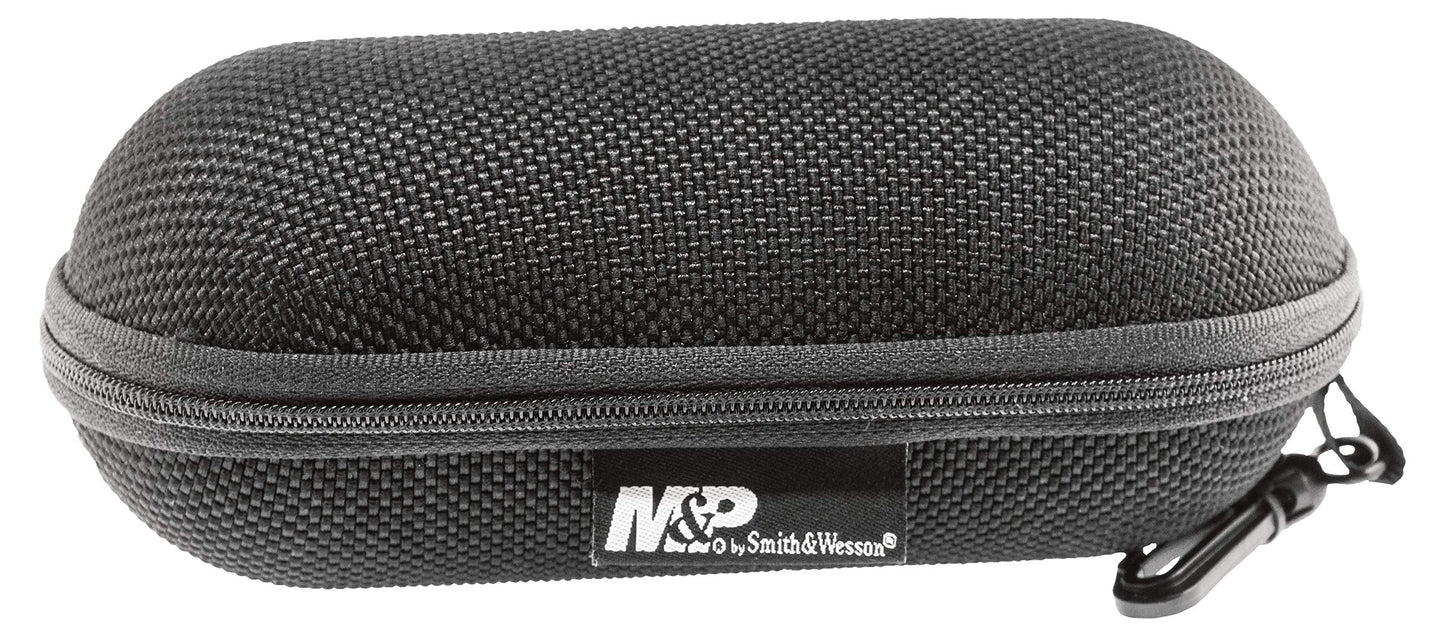 Smith & Wesson M&P Super Cobra Frame Shooting Glasses with No-Slip Rubber, Impact Resistance and Anti-Fog Lenses for Shooting, Working and Everyday Use