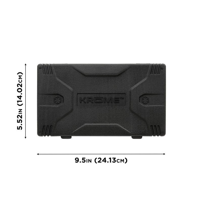Allen Company Krome Modern Sporting Rifle Cleaning Kit, .22, .223, .30, & .308 Cal., 17-Pieces, Black