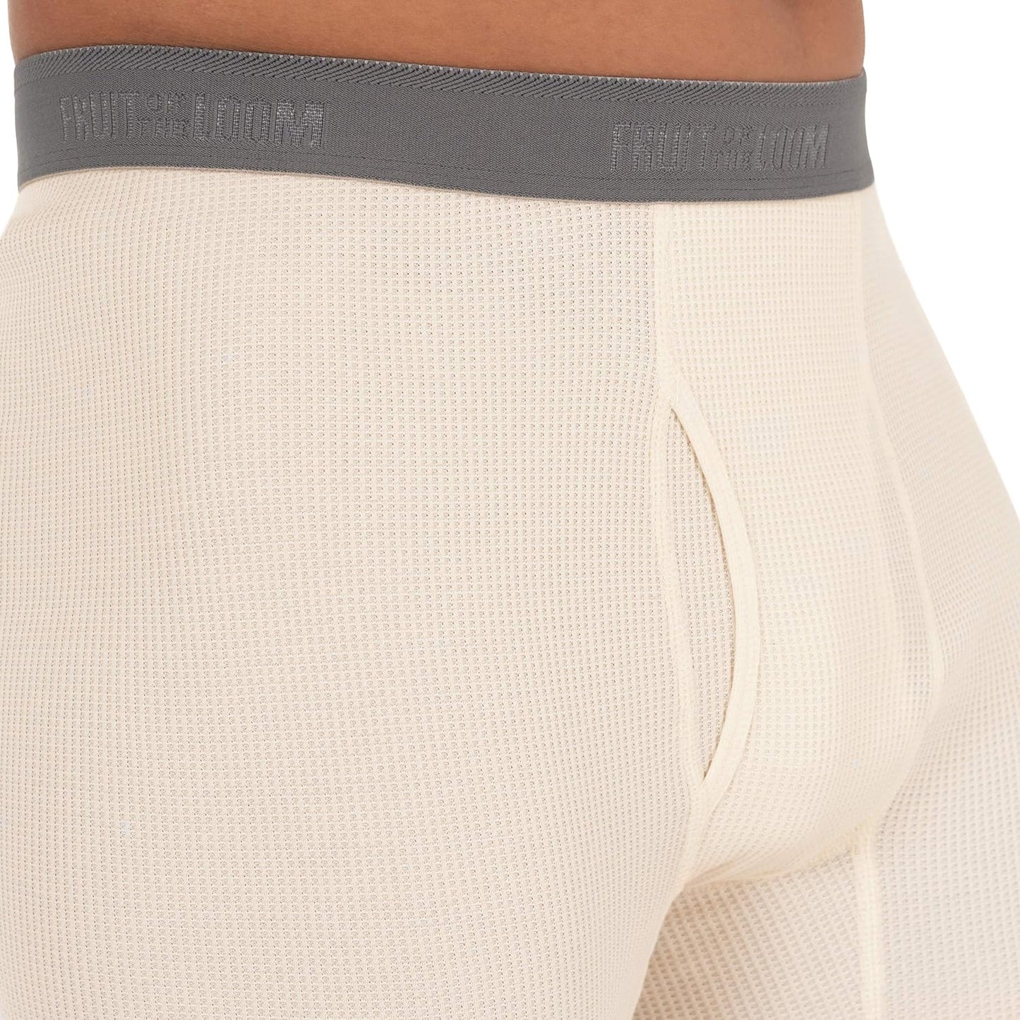 Fruit of The Loom Men's Waffle Thermal Underwear Bottoms - Recycled Fabric | Available in 1-4 Packs