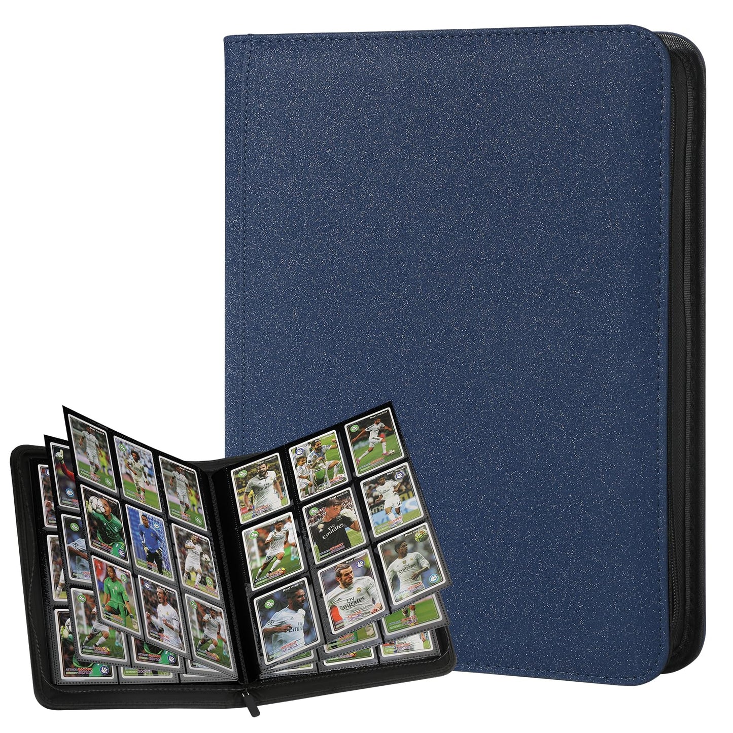 GERMUN Trading Card Binder 9 Pocket, 540 Pockets Card Binders, Card Collection Binder, Card Album Folder for MTG, TCG, Sports Cards, Game Cards (Dark Blue)