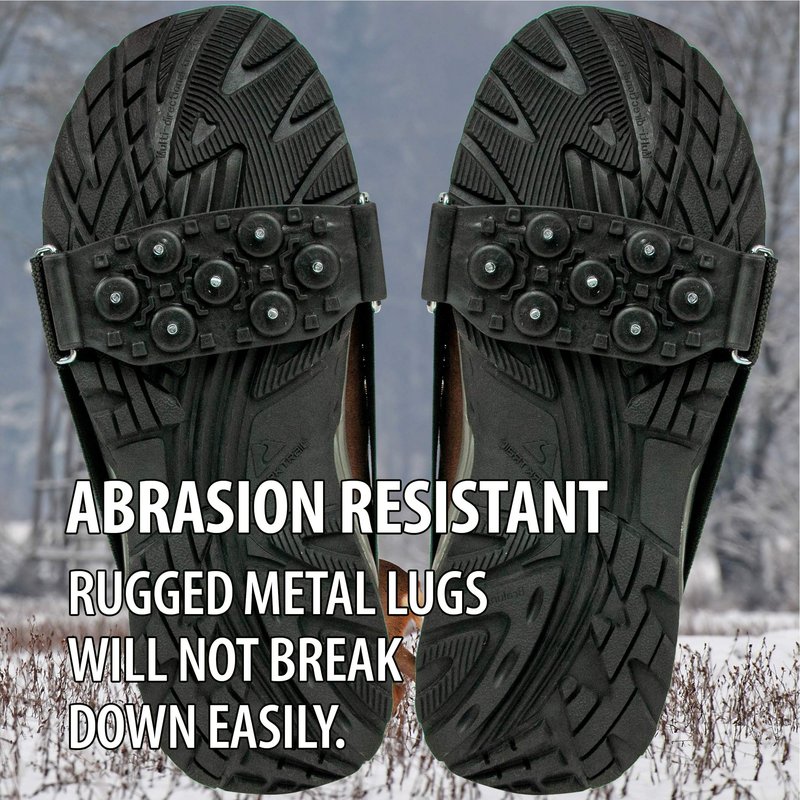 Job SITE Ice Claws Snow & Ice Traction Cleats (2 Pack)