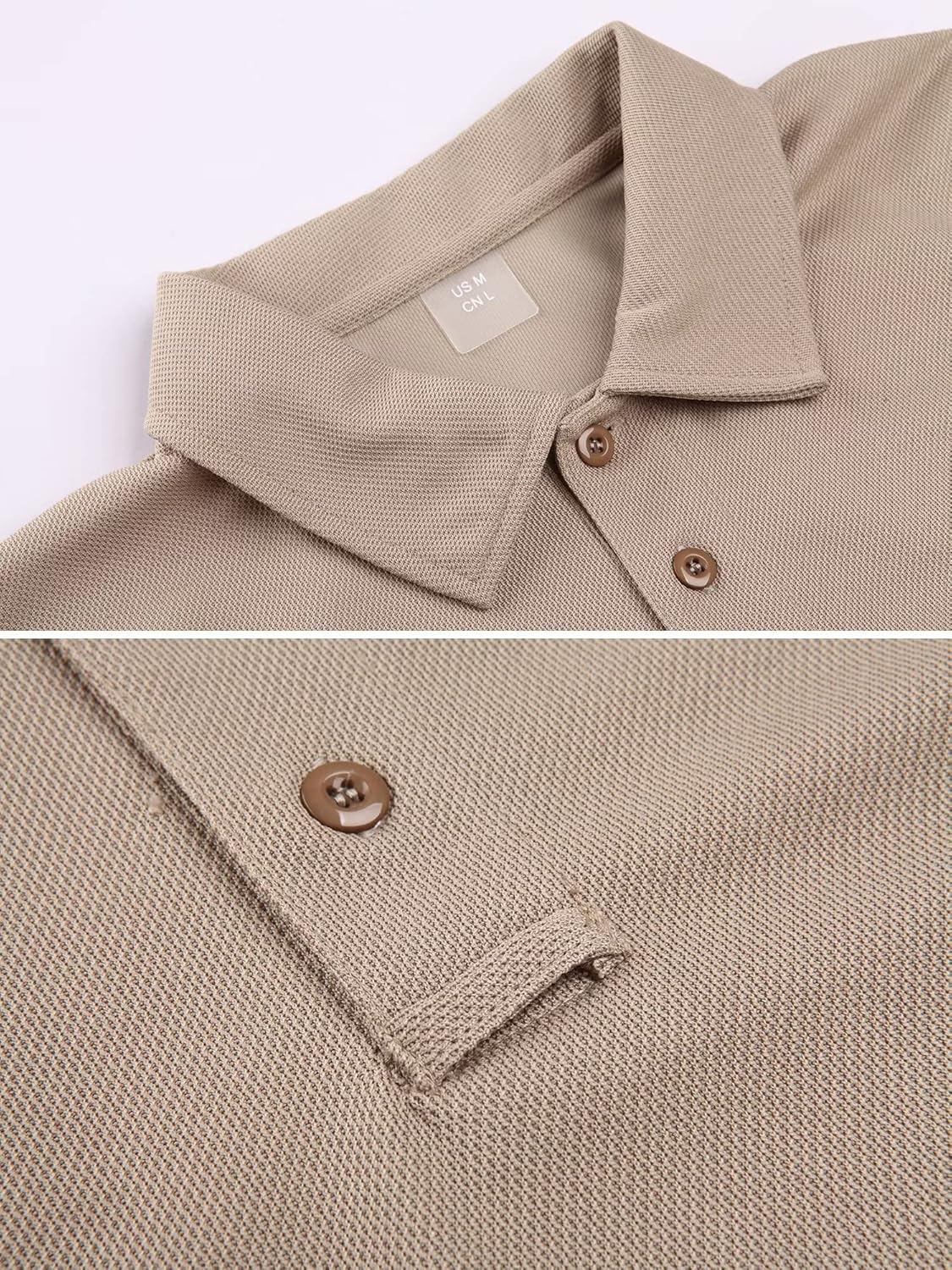 Men's Quick Dry Tactical Polo Shirt - Performance Short Sleeve Golf Shirt in Pique Jersey