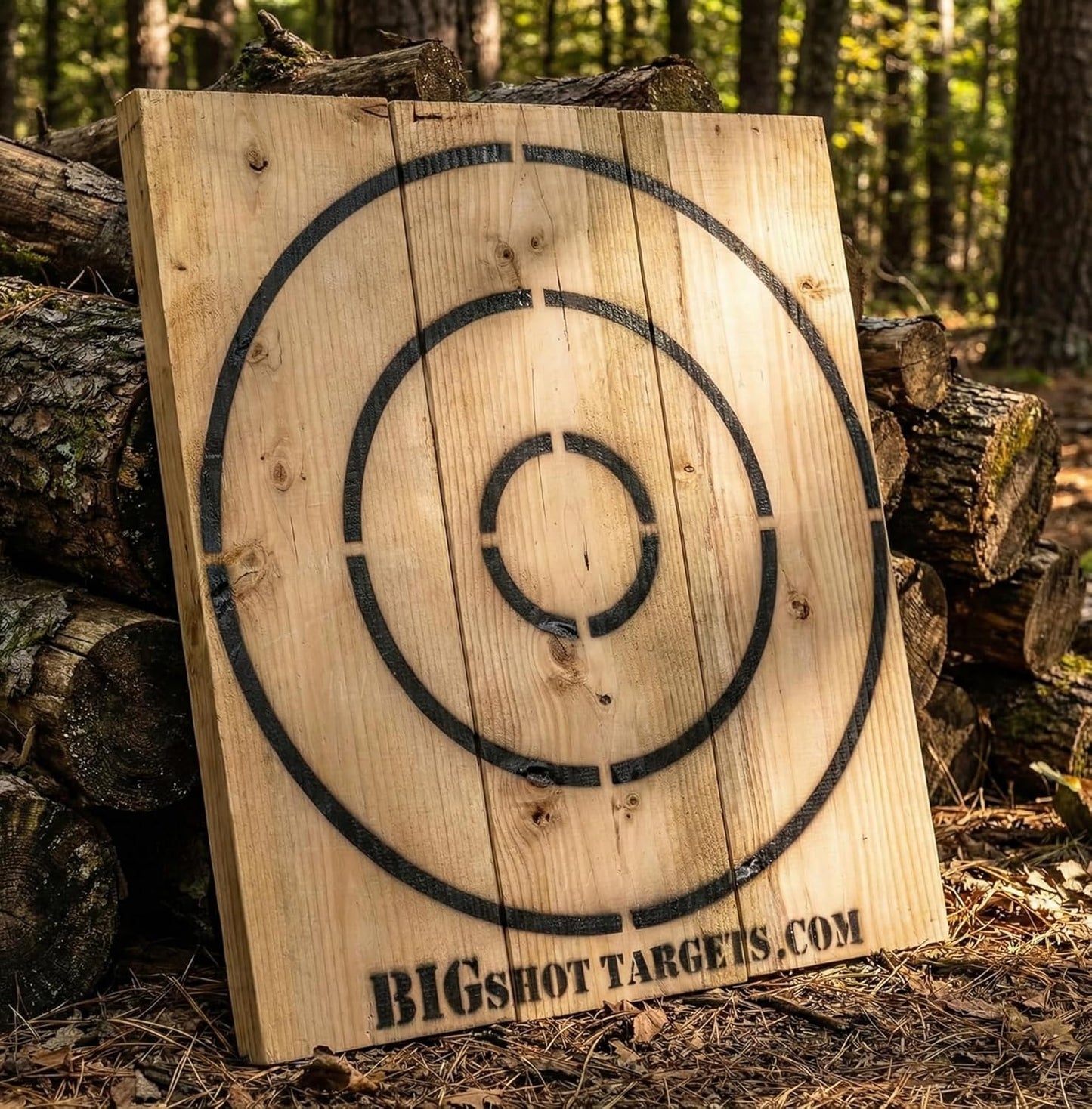 Wooden Axe Throwing Target - Durable Design with Bottle Opener | Perfect for Knives & Light Duty Axes