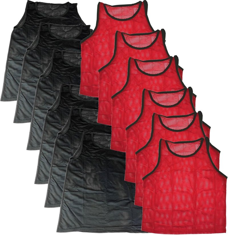 Scrimmage Training Vests for Soccer & Basketball - Adult & Youth Sizes | Multi-Pack Options Available