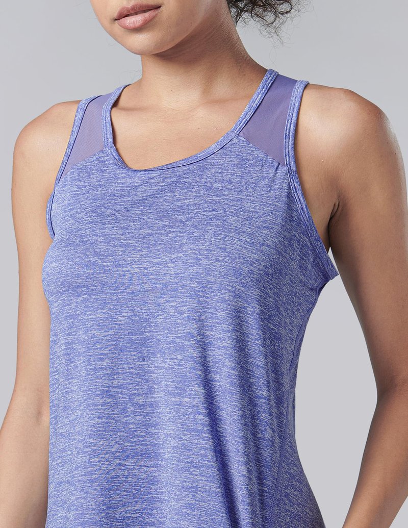 5 Pack Women's Workout Tops, Athletic Racerback Tank Tops for Women, Mesh Sleeveless Shirts Yoga for Gym Running (Set 3, Large)