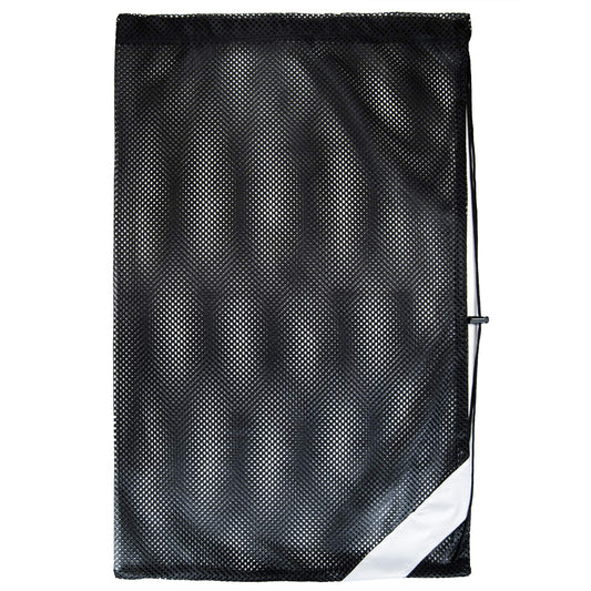 Flow Mesh Gear Bag - Drawstring Swim Bags for Swimming Equipment Available in 8 Awesome Designs (Black)