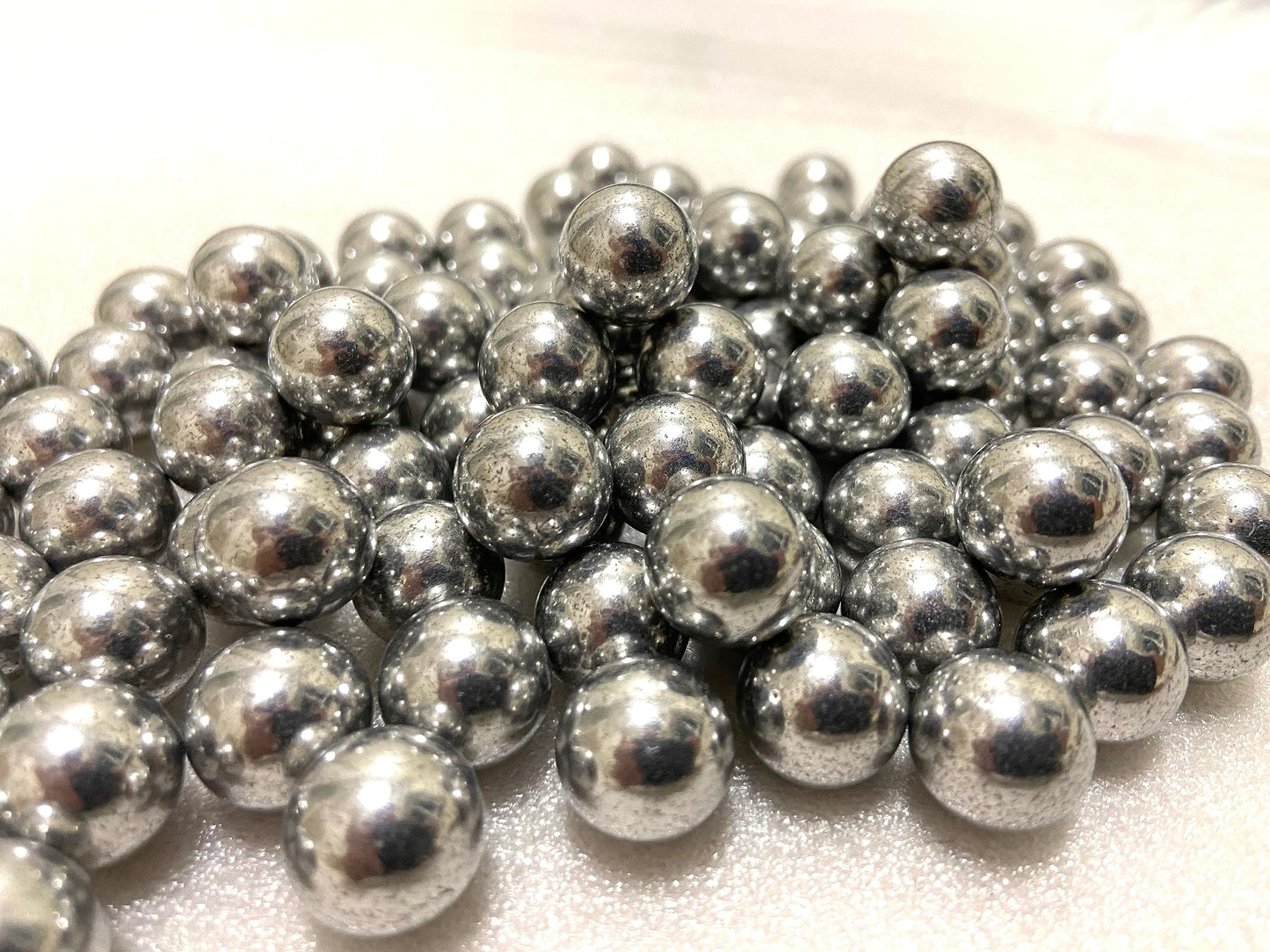 Alien Play 100 Rounds 50 Cal. Solid Aluminum Balls for Self Defense, 2.8 Gram Reusable .50 Caliber Aluminum Paintballs Ammo Projectiles for Training Fit for t4e TR50/HDR 50 Target Shooting (Silver)