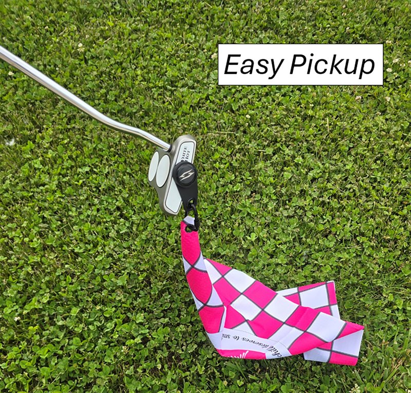 Scale Wear Design CaddyMag Magnetic Golf Towel with Carabiner & Ball Marker – Get A Towel with Powerful 15lb Magnetic Attachment for Golf Carts and Golf Clubs Putter