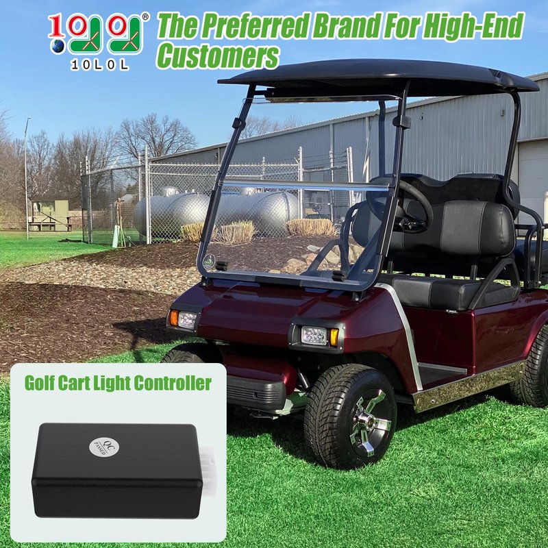 10L0L Golf Cart Control Box for Yamaha, EZGO TXT RXV and Club Car Precedent DS - Golf Cart Light Controller Relay Fixing Turn Signal Brake Light Failures