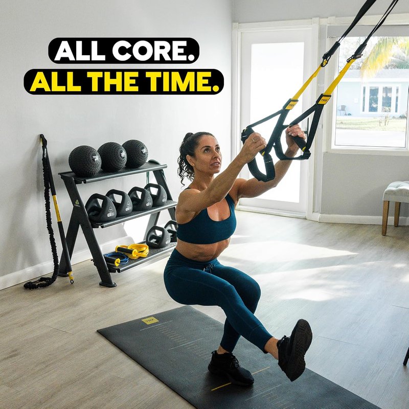 TRX Pro3 Home Gym System - Professional Suspension Trainer for Strength Training & HIIT | Durable Indoor & Outdoor Use
