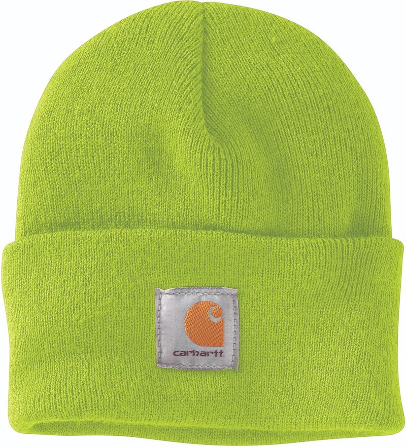 Carhartt Men's Knit Cuffed Beanie - Warm Winter Hat for Outdoor Activities | Various Colors Available