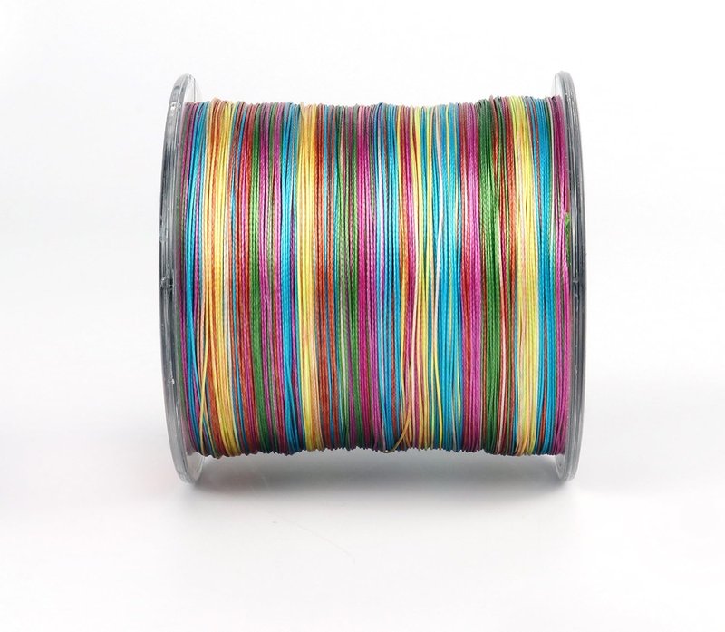 RUNCL 8 Strands Braided Fishing Line - High Visibility, Super Strong & Abrasion Resistant | 12lb to 100lb, 328yds to 1093yds