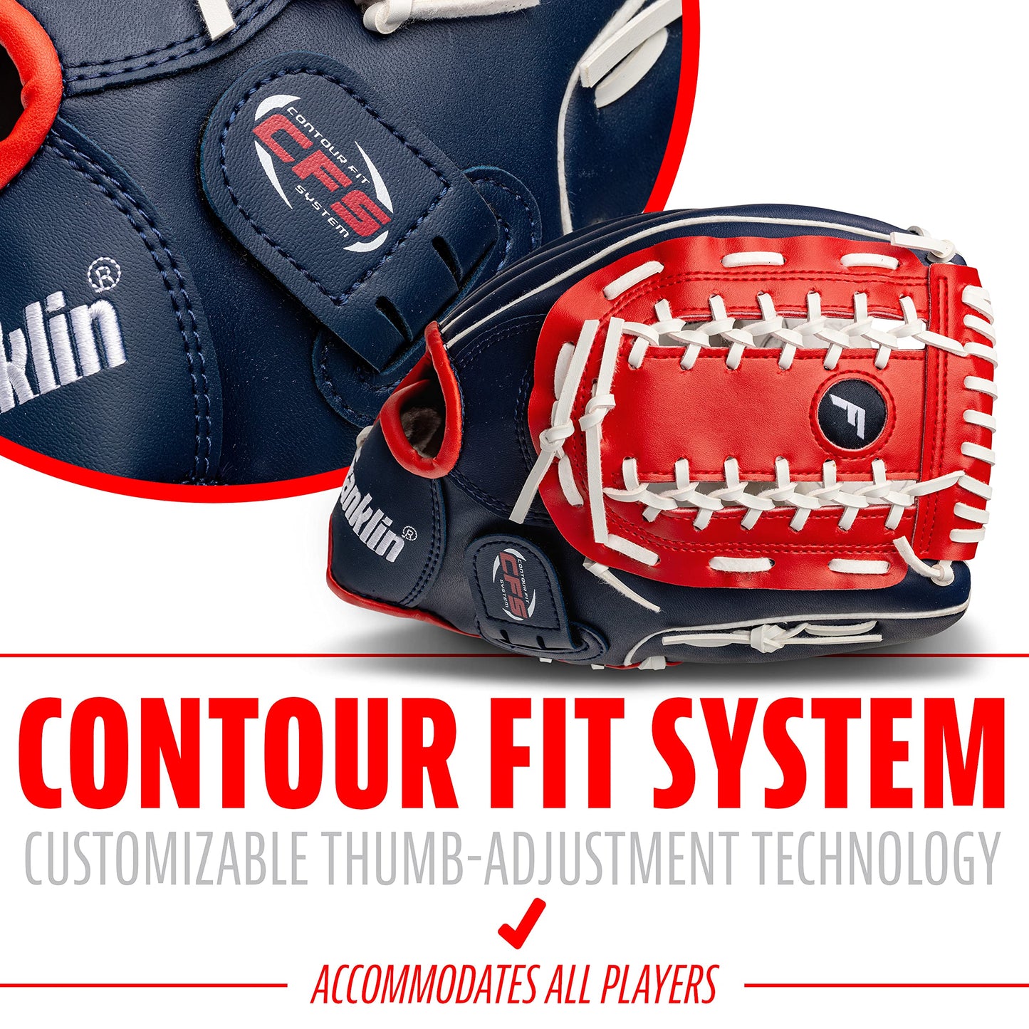 Franklin Sports Field Master USA Series 12.0" Baseball Glove-Right Handed Thrower