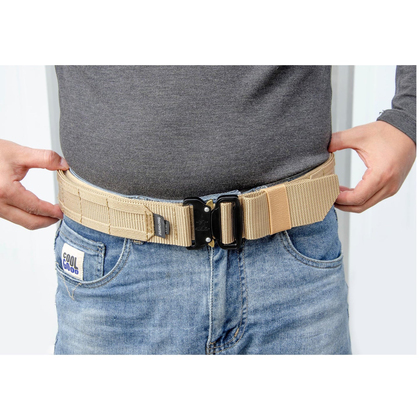 ZGJINLONG Tactical Battle Gun Duty belt - Quick Release 1.75" Molle Law Enforcement Rigger war Combat shooting range Belt…