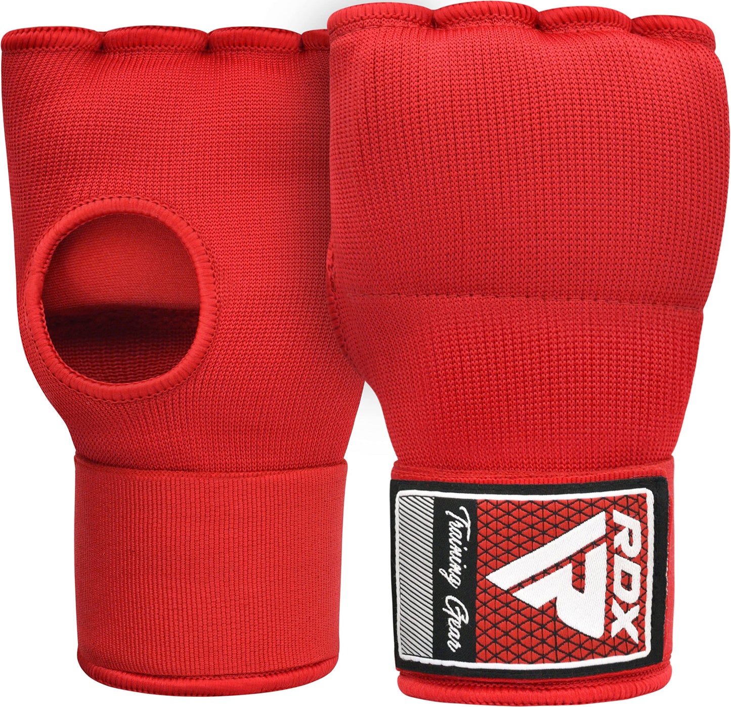 RDX Training Boxing Inner Gloves Hand Wraps MMA Fist Protector Bandages Mitts,Red,Small