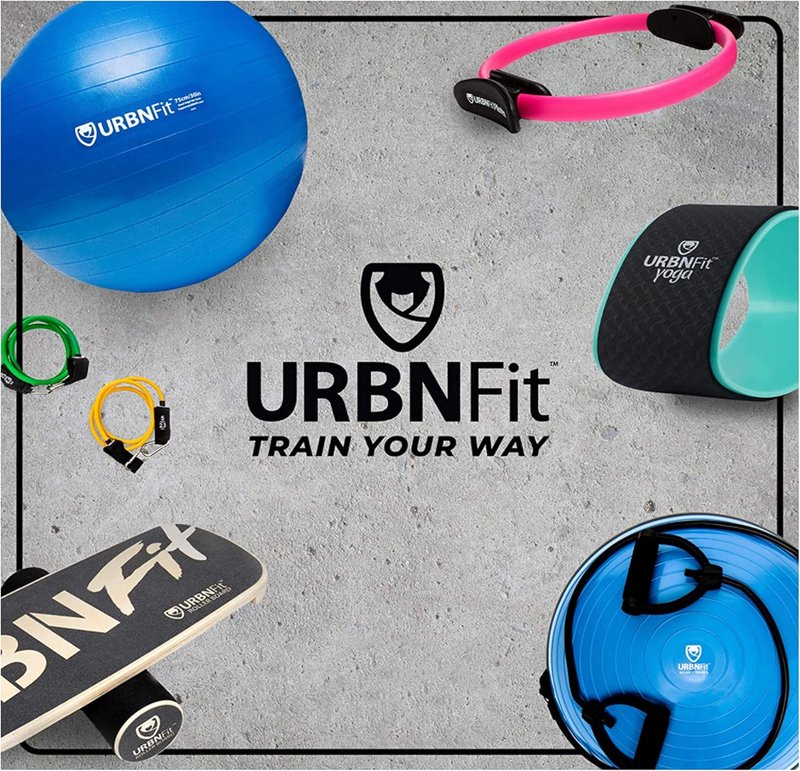 URBNFit Exercise Ball - Anti-Burst Yoga Ball for Stability & Pregnancy | Fitness Ball Chair for Home or Office