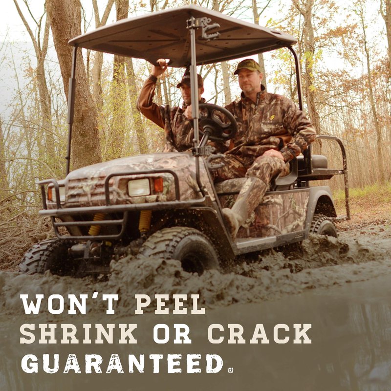 Mossy Oak Graphics Winter Camo Golf Cart Kit - Easy to Install Vinyl Wrap with Matte Finish - Camouflage for Your Golf Cart