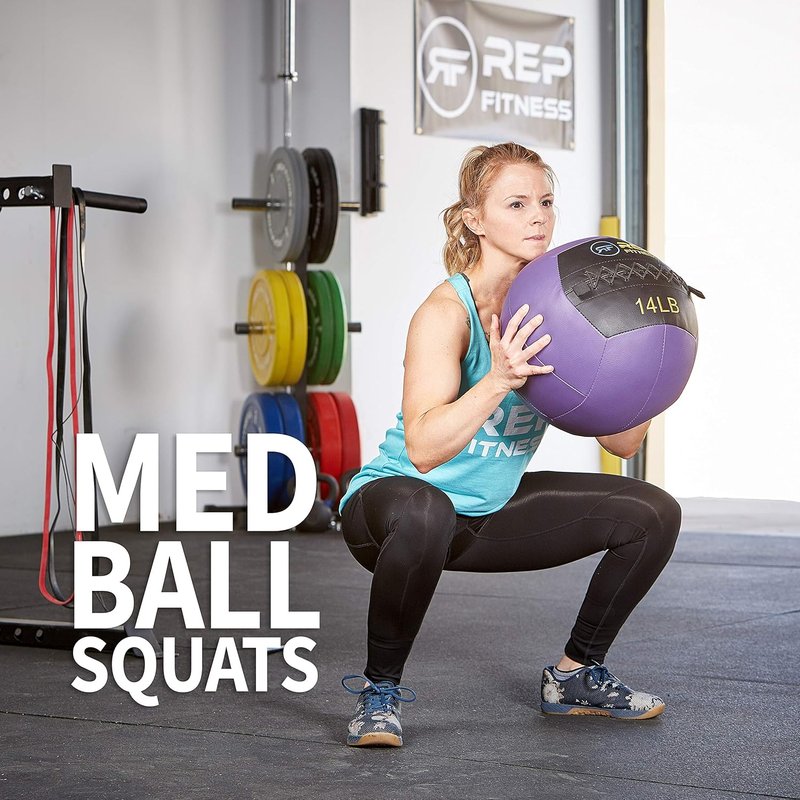 Weighted Slam Balls for Home Gym Fitness - 5-30 lb Soft Textured Medicine Balls for Strength & Core Training