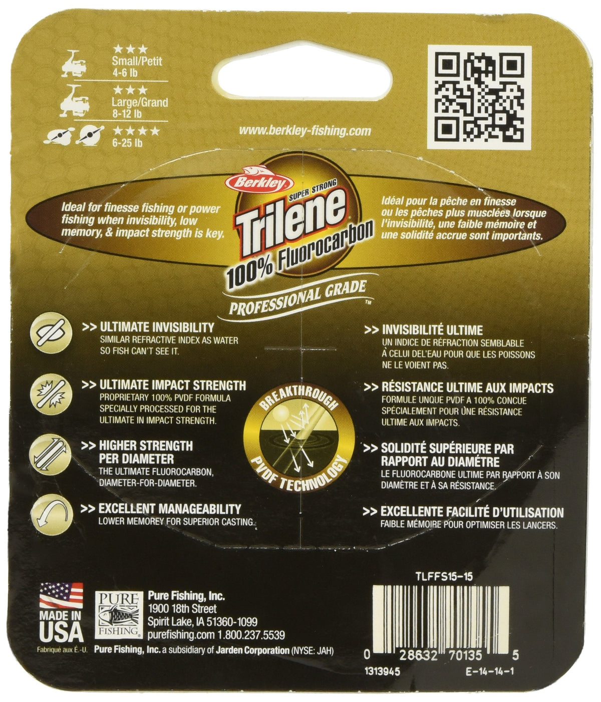 Berkley Fishing Gear Packaged Mono & Fluoro Fishing Line
