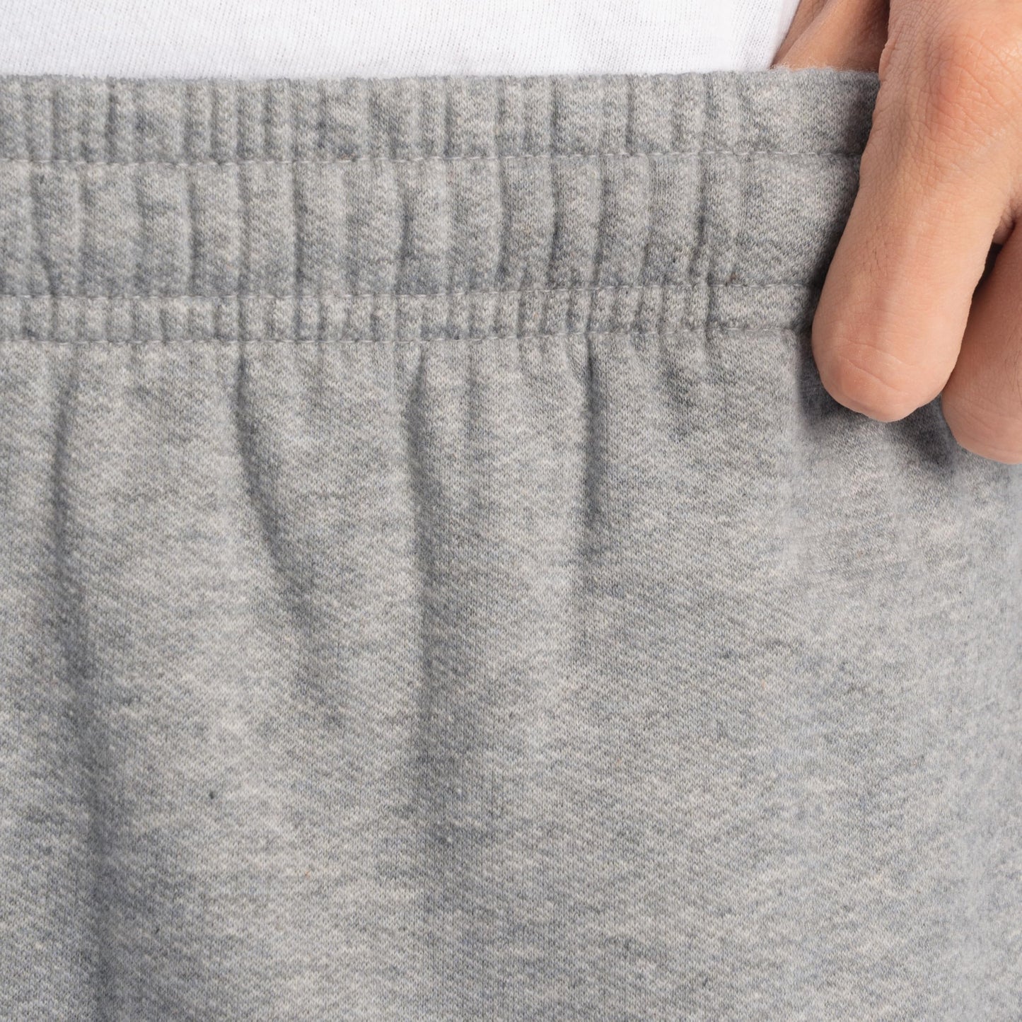Fruit of the Loom mens Eversoft Fleece & Joggers (Regular Big Man) Sweatpants, Elastic Bottom - Grey Heather, Small US