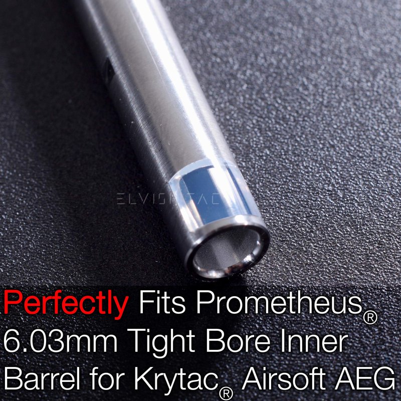 Elvish Tac RHOP Fits Prometheus Prommy KRYTAC 6.03 AEG TBB Airsoft Barrel NO Sanding R-Hop R Hop Does NOT fit Prommy EG or VSR or EMG